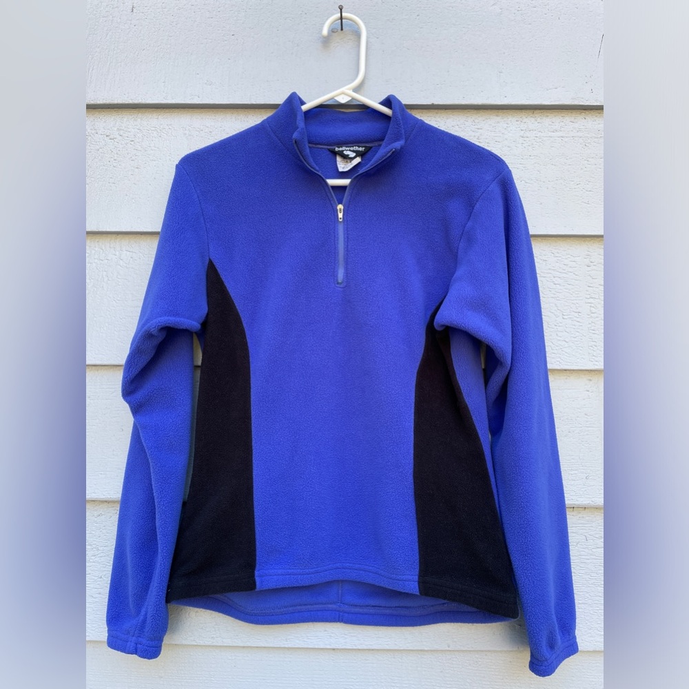 Bellwether 1/4-Zip Fleece Pullover Women’s Size Medium, Blue
